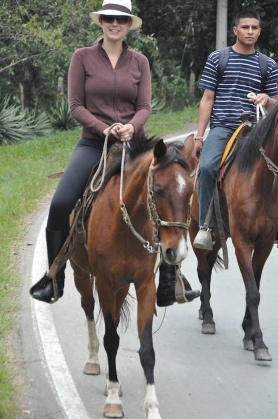 Passeio à cavalo em San Agustín, na Colômbia